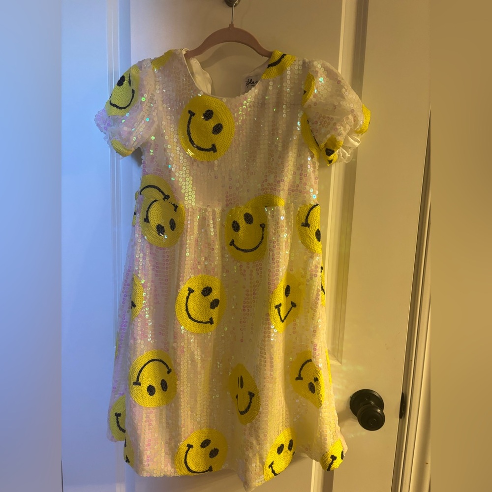 Sequin Smiley Face Dress